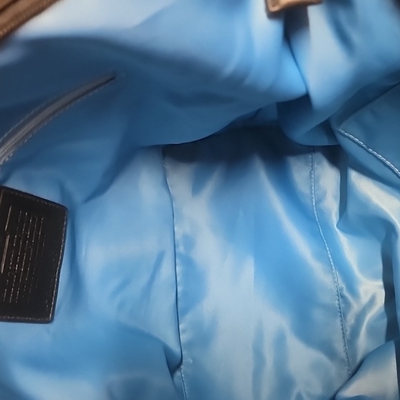 Coach Special Edition Holiday Tote Bag with Multicolor Shimmering Accents Euc - Picture 13 of 16